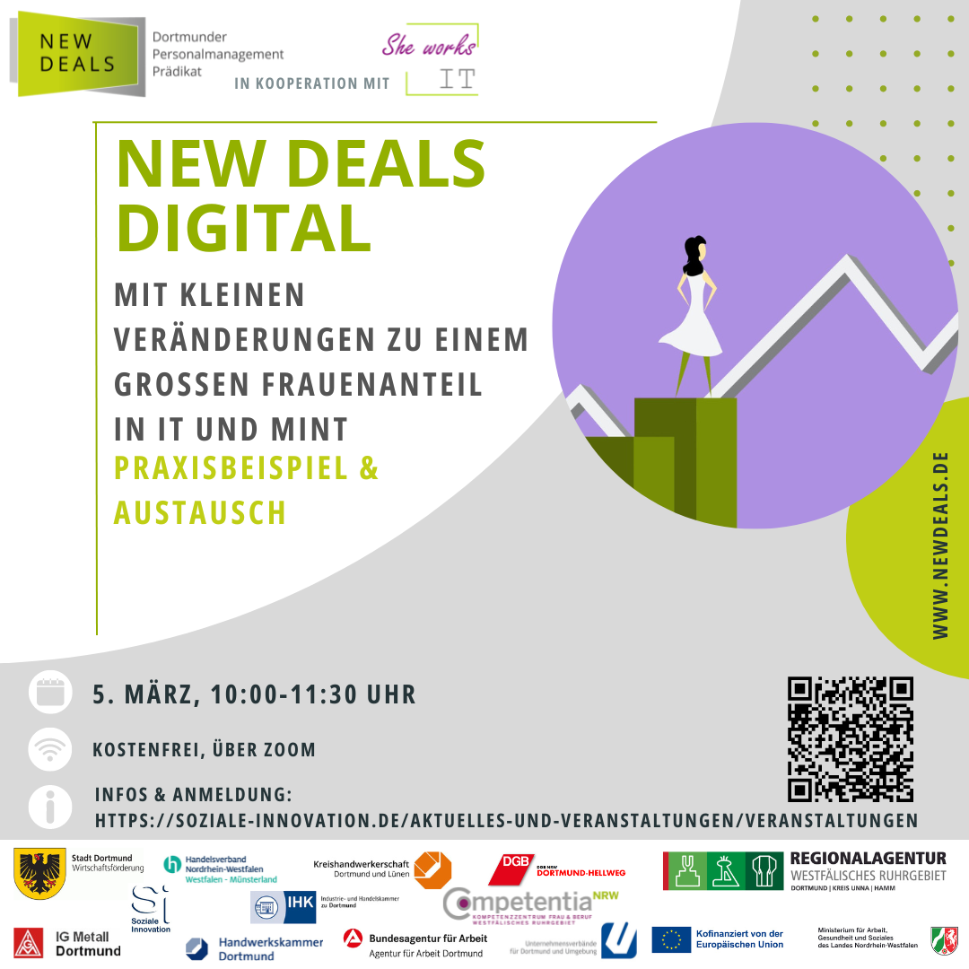 NEW DEALS digital Frauen in IT und MINT 1